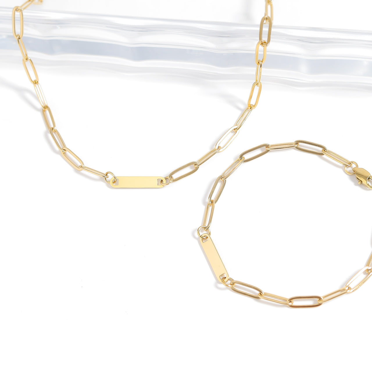 Bracelet Paperclip Bar
