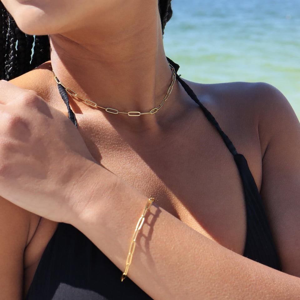 Bracelet Paper Clip Chain