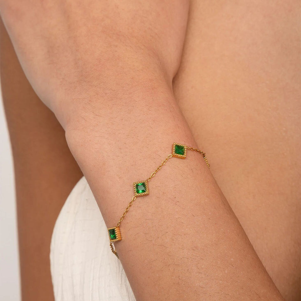 Bracelet Emerald Station