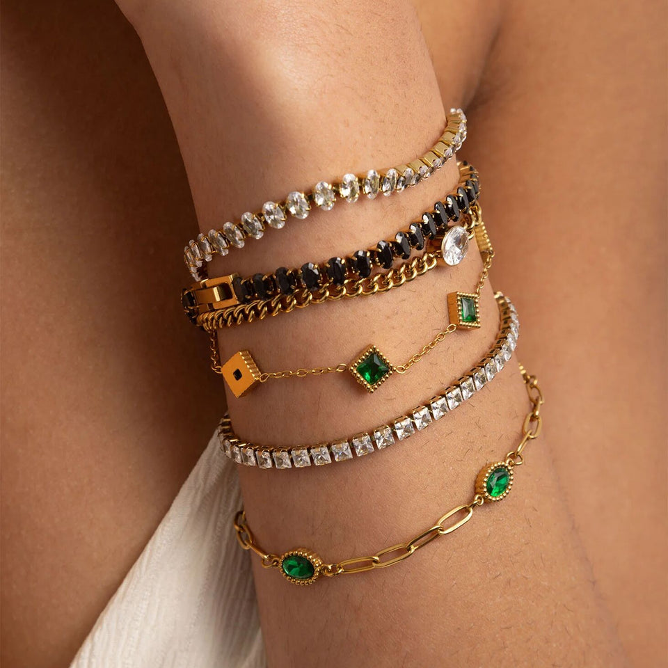 Bracelet Emerald Station